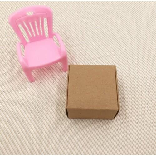 20Pcs Vintage Brown Kraft Paper Aircraft Jewelry Box Eight Size Options For Packaging Necklace Bracelet Pendant Earrings Carton