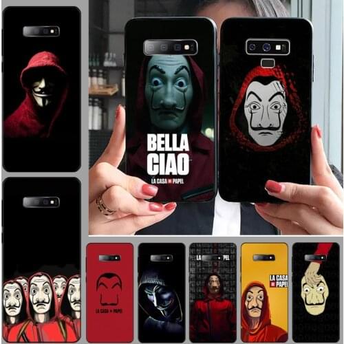 Money Heist House Paper Phone Case For Samsung Galaxy S5 S6 S7 S8 S9 S10 S10e S20 edge plus lite