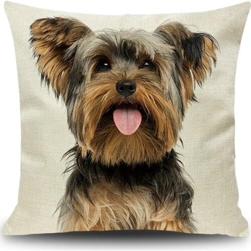 Cute Cat Dog unicorn customized pet photo on Pillow case Cushion Cover chair sofa seat Decoration for home kids room friend gift