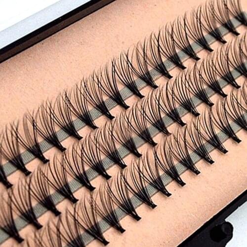 Black Individual False Eyelashes Eye Lash Extension 14mm 12mm 10mm 8mm Wholesale