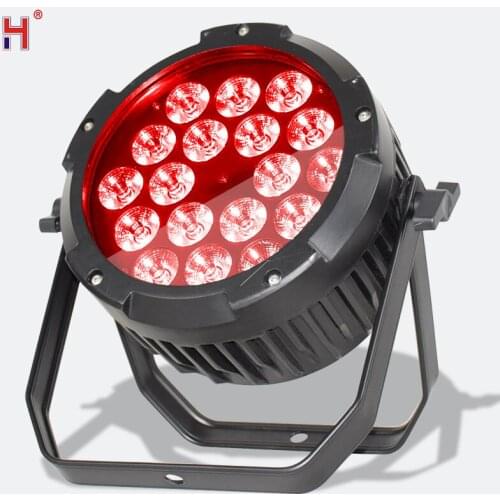 Led Par Stage Light 18X12W Outdoor Ip65 Waterproof Dmx Wash Effect Professional Dj Uplighting (8Pcs/Lot)
