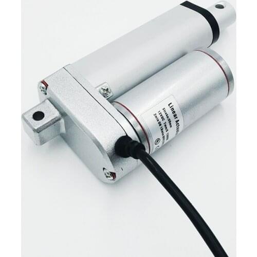 Electric Linear Actuator 12V/24V DC Motor 150mm Stroke Linear Motion Controller 100/200/300/500/600/750/800/900/1100/1300/1500N