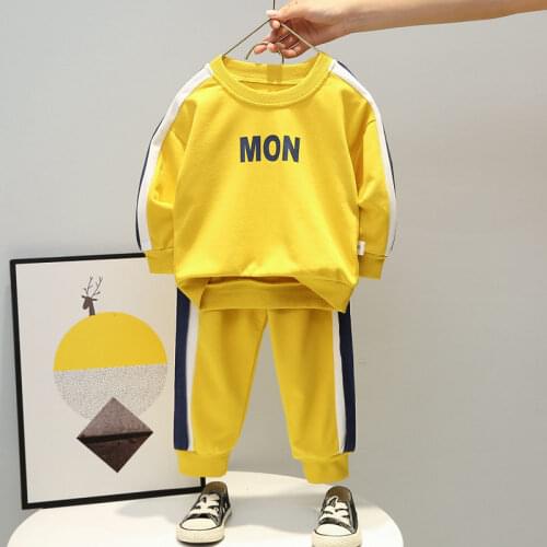 Baby Boys Cotton Clothes Spring Autumn Kids Cartoon patchwork coat Pants 2Pcs/sets Infant Out Children Toddler Casual Tracksuits