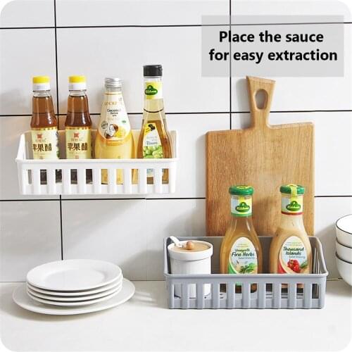 Kitchen Cabinet Storage Organizer Spice Rack for Sauces Drinks Pantry Countertop Bathroom Makeup Box Kitchen Accessories