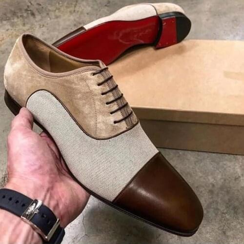 Men pu Leather Fashion Shoes Low Heel Fringe Shoes Dress Shoes Brogue Shoes Spring Vintage Classic Male Casual HC001