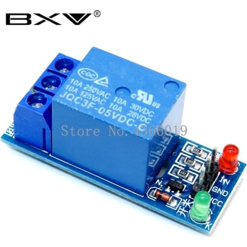50pcs/lot 5V low level trigger One 1 Channel Relay Module interface Board Shield For PIC AVR DSP ARM MCU
