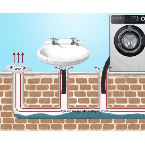New Arrival Bathroom Odor-proof Leak Core Silicone Down The Water Pipe Draininner Sink Drain One Way Drain Valve Sewer Core