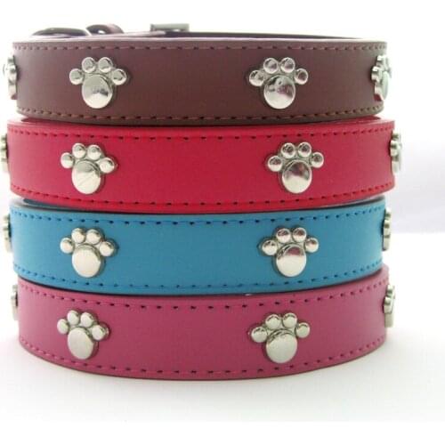Pet Collar Leather Pet Dog small Dogs Puppy Chihuahua Neckband Apprehension