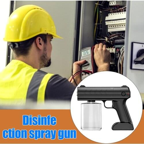 500ml Portable Handheld Sanitizer Sprayer UV Sterilizing Spray Gun Atomization Disinfection Machine Atomizer for Home Office