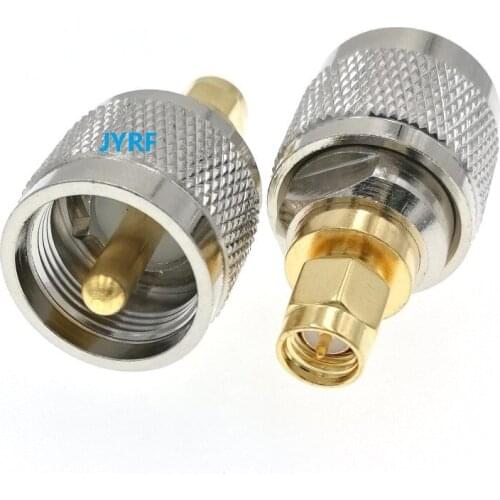 SMA Male To UHF PL259 Male RF Connector Adapter