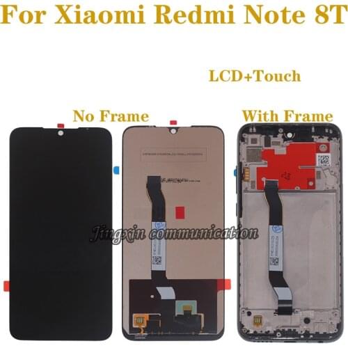 6.3'' Original LCD For Xiaomi Redmi Note 8T LCD Display Touch Screen Digitizer Assembly For Redmi Note 8 T LCD With frame