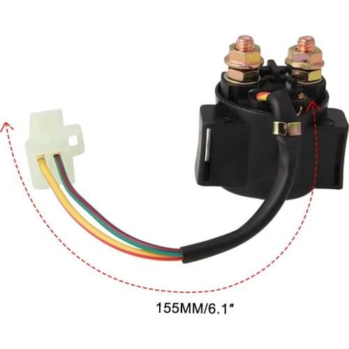 100% Brand New For Honda 300 TRX300 Fourtrax 300 Starter Relay Solenoid 1988-2000 Auto Car Accessories 1PC