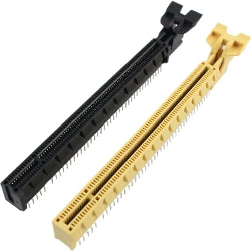 1Pcs PCIE PCI-E 16X 164 Pin DIP Slot Video Card Socket Connector Adapter