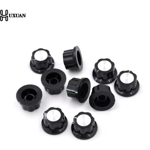 10pcs Black MF-A01 bakelite potentiometer potentiometer knob cap diameter 20MM
