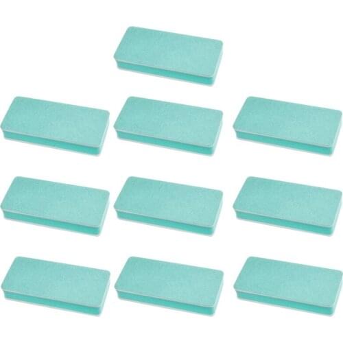 10Pcs Kalimba Keyboard Polishing Block Double Sided Sponge Polish Strips for Thumb Pianos