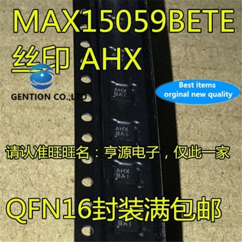 10Pcs MAX15059 MAX15059BETE Silkscreen AHX QFN16 Switching regulator IC in stock 100% new and original