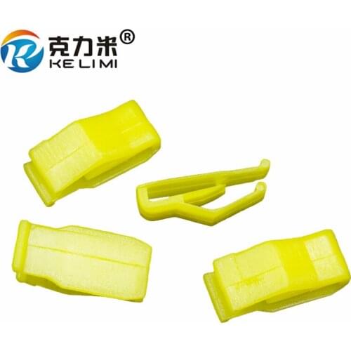 100Pcs Yellow Car Console Instrument Panel Dash Dashboard Trim Panel Plastic Retainer Clip
