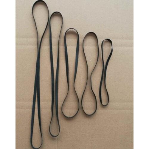 2pcs Fold length:250-270mm Diameter:158-170mm Thickness:0.6mm Width:4mm Opening Conveyor Belt, Record Player Drive Belt