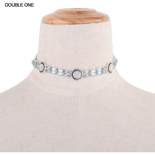 2017 Colar Choker Necklace Women Statement Vintage Maxi Chokers Fashion Jewelry Gift