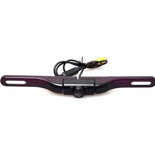 Car Auto Waterproof License Plate Mount Rear View CCD Backup Camera 170 DegreeWide Angle With IR LED Night Vision