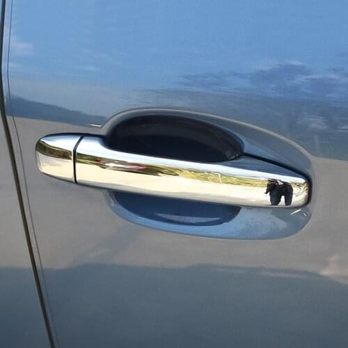 For Subaru Forester XV Crosstrek Outback Chrome Door Handle Cover Protector Accessories