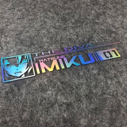 Classic Cartoon Anime Cute Singer Girl Stickers Car Styling and Decals