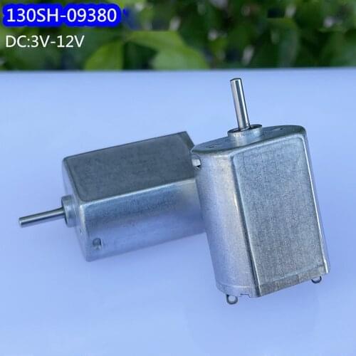 Mini 130SH-09380 Electric DC Motor DC 3V-12V 8500RPM Mute Low Power Consumption for Home Appliances Toy Car Model Accessorie