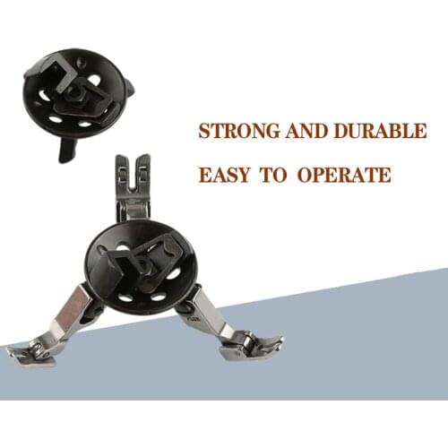 Multi-Function Presser Foot Converter Lockstitch Sewing Machines Rotary Three-Head Presser Foot Holder for Brothers Section