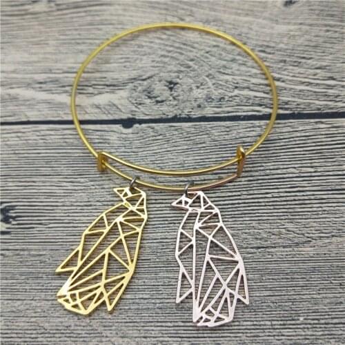 Trendy New Penguin Bangles Cute Penguin Car Bangles Bracelets Fashion Animal Pet Jewellery