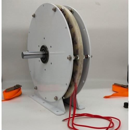 3kw Low-speed Disc-type Ironless Generator Permanent Magnet Low Resistance and High Efficiency Wind/hydraulic