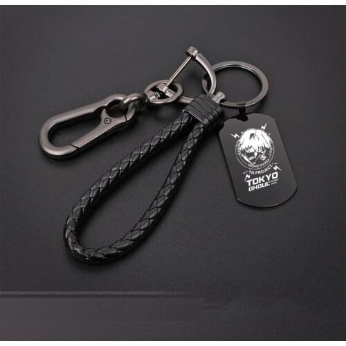 New Anime Tokyo Ghoul Kaneki Ken Cosplay Keychain Metal Pendant Key ring Props Accessories Key chain