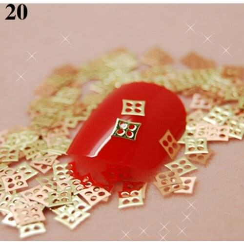 New arrival 3mm/5mm 700pcs/bag Women Metal Gold 3D Nail Art Decorations Nails Decor Tools Sticker DIY +High Quality K20