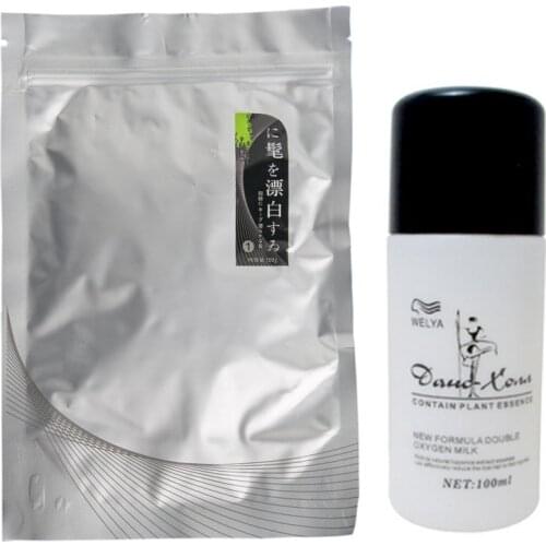 Bleaching Powder Streaked Hair Salon Supplies Hair Dye Fade With A Free Gift (Factory Direct Supply Oxygen Milk Water)
