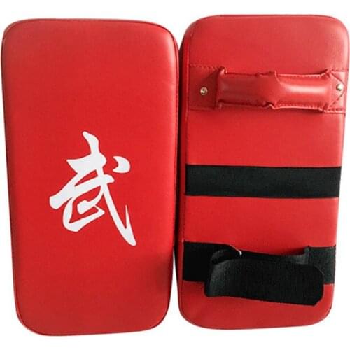 1pcs Durable Punching Bag Boxing Pad PU Leather Sand Bag Fitness Taekwondo Kicking Pad Training Gear Muay Thai Foot Target