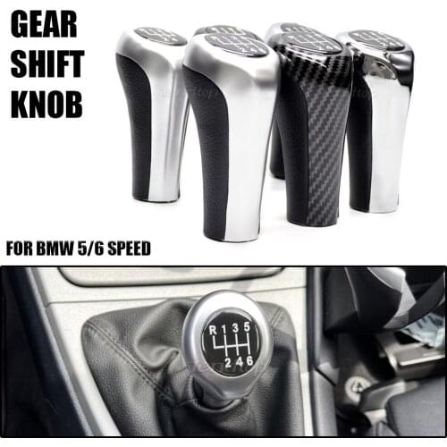 5 6 Speed Gear Shift Knob Car Gear Stick For BMW 1 3 5 6 Series E46 E53 E60 E61 E63 E65 E81 E82 E83 E87 E90 E91 E92 X1 X3 X5 M