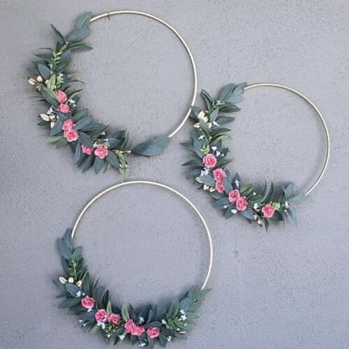 10-40cm Natural Dried Flowers Rattan Artificial Handmade flower Easter Wreath Wedding Christmas Decor DIY Hanging Garlands Craft