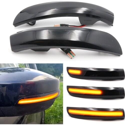 Niscarda Dynamic Turn Signal LED Rearview Mirror Indicator Blinker Repeater Light For Ford Kuga Ecosport