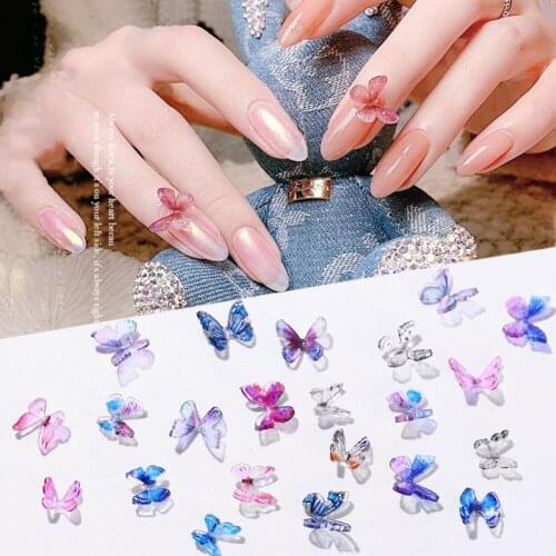 Solid ice transparent nude color powder aurora powder net red nail art magic color mermaid powder fairy powder