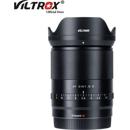 Viltrox 24mm F1.8 Auto Focus Full Frame Wide Angle Prime Lens Large Aperture Lens for Nikon Z Mount Camera Lens Z6 II Z7 Z50 Zfc
