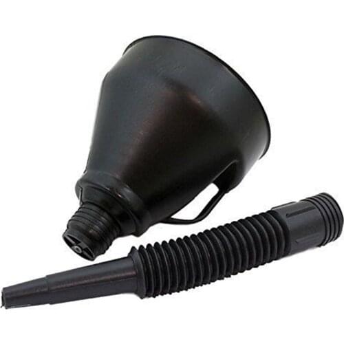 1PCS Multifunction 2 In 1 Universal Plastic Flexible Detachable Fuel Gasoline Diesel Funnel Car Motorcycle Truck Accessories
