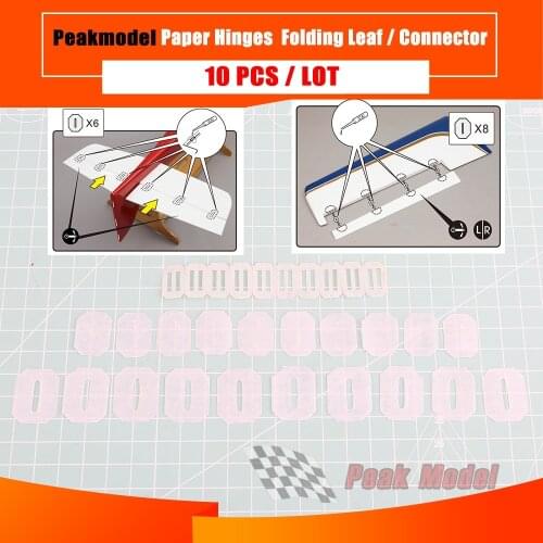 10pcs/lot Paper Hinges /hinge Folding Leaf / Aileron Tail Wing Connector, Kt , Foam , Balsa Rc Airplane Universal