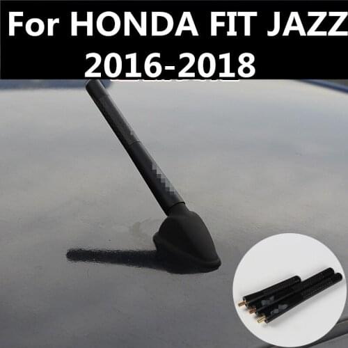 For HONDA FIT JAZZ 2016-2018 Aluminum Car Roof Radio Antenna Bee Sting Screw AM FM Aerial Car Styling Auto Replacement Parts