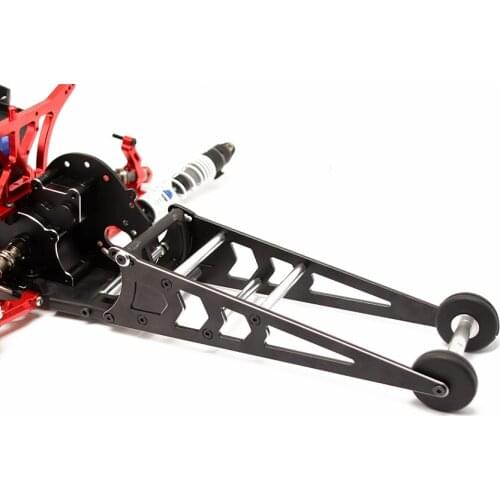 RC Aluminum Speed Run Wheelie Bar Radio Control Car Upgrade Parts for Traxxas 2WD LCG Slash Rustler Bandit Hot Racing