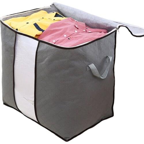 Household Storage Bags Organizer Clothes Quilt Finishing Dust Bags Quilts Pouch Washable Save Space Bed Under Closet Storage Box