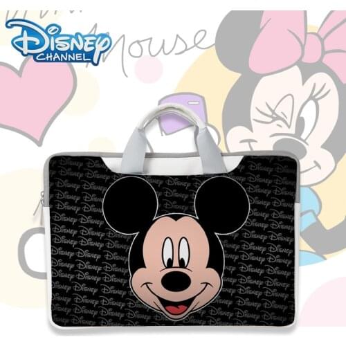 Disney Cute Mickey Minnie Laptop Bag Case for Macbook Air Pro 13 14 15.6 inch Laptop Briefcase Sleeve Waterproof Bag For Dell