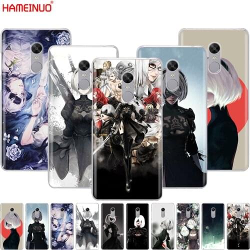 HAMEINUO yorha no.2 type b 2B NieR Automata Cover phone Case for Xiaomi redmi 5 4 1 1s 2 3 3s pro PLUS redmi note 4 4X 4A 5A