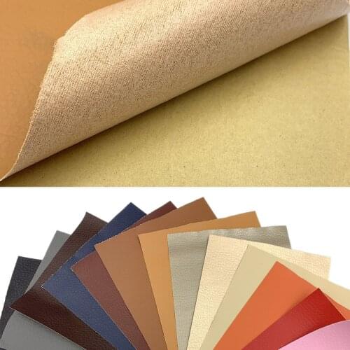 Litchi Pattern Back Self-adhesive Stick Faux PU Leather Fabric Repair Patch Sticker For Sofa Car Bag DIY Craft
