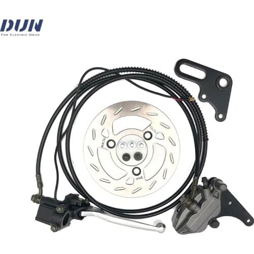 Hydraulic Disc brake caliper system for Electric scooter and electric motorcycle rear motor