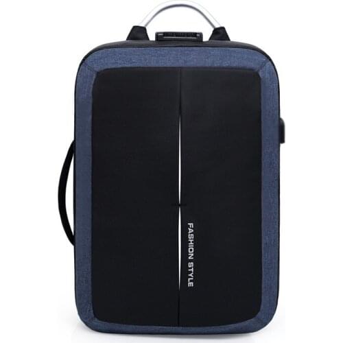 Wear-Resistant Business Computer Backpack Waterproof USB Charging Large-Volume Password Lock Anti-Theft Laptop Bag Ultro-light