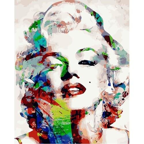 GATYZTORY Frame Figure Painting Diy Painting By Numbers Modern Home Wall Art Picture Unique Gift For Home Decoration 40x50cm